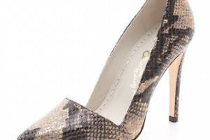 alice + olivia Dina Snake Pumps