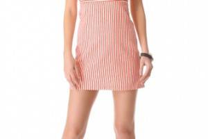 alice + olivia Eli Boat Neck Dress