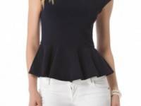 alice + olivia Ella Peplum Tee