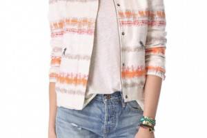 alice + olivia Finley Zip Front Jacket