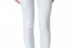 alice + olivia Indigo Bleach Skinny Jeans