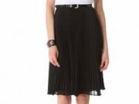 alice + olivia Pleated Skirt Dress