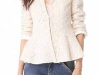 alice + olivia Polly Peplum Jacket