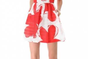 alice + olivia Puff Skirt Dress