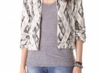 alice + olivia Raglan Embellished Jacket