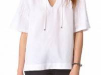 ANINE BING Boho Short Sleeve Top