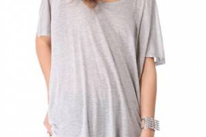 ANINE BING Scoop Neck Tee