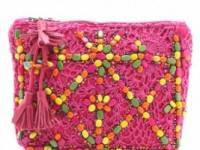 Antik Batik Crochet Pouch