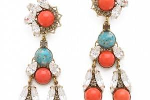 Anton Heunis Cabochon Drop Earrings