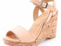 A.P.C. Cork Wedge Sandals