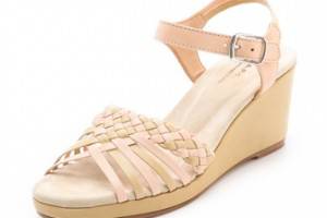 A.P.C. Woven Wedge Sandals