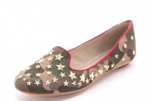 Ash Infini Star Studded Camo Loafers