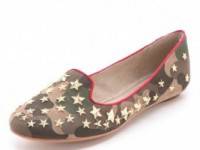 Ash Infini Star Studded Camo Loafers