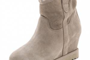 Ash Yahoo Suede Wedge Boots