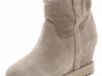 Ash Yahoo Suede Wedge Boots