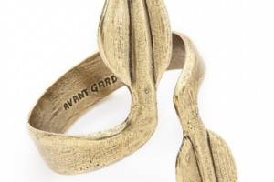 Avant Garde Paris Olivia Leaf Arm Cuff