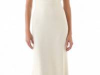 Badgley Mischka Collection Deco Cap Sleeve Gown