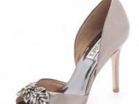 Badgley Mischka Nikki Metallic Pumps