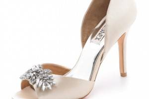 Badgley Mischka Nikki Satin Pumps