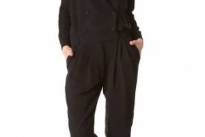 Band of Outsiders Collar & Button Jumpsuit