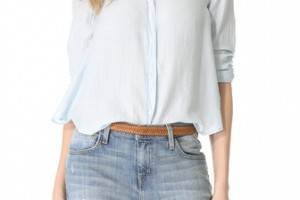 Band of Outsiders Cropped Boxy Shirt