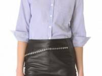 Band of Outsiders Delphi Crop Sleeve Shirt