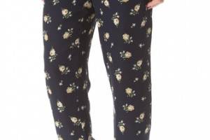 Band of Outsiders Floral Pants