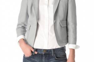 Band of Outsiders Linen & Cotton Blazer