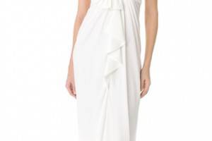 BCBGMAXAZRIA Barbara One Shoulder Gown