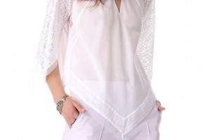 BCBGMAXAZRIA Elyza Lace Top