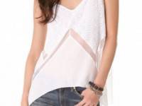 BCBGMAXAZRIA Lace Tank Top