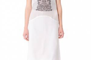BCBGMAXAZRIA Printed Sleeveless Dress