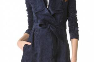 BCBGMAXAZRIA Ried Faux Suede Jacket