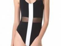 Beth Richards Large Cross One Piece Swimsuit