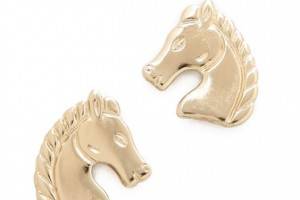 Bing Bang Horse Stud Earrings