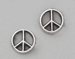 Bing Bang Mini Peace Sign Studs