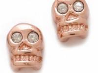 Bing Bang Skull Stud Earrings