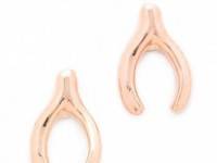 Bing Bang Wishbone Stud Earrings