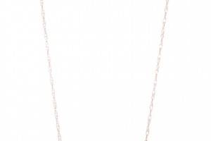 blanca monros gomez Black Diamond Small Dainty Necklace