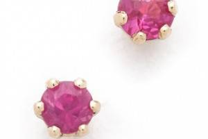 blanca monros gomez Little Ruby Stud Earrings