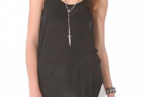 BLK DNM Tank With Back Seam