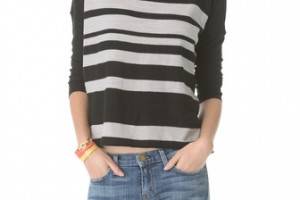 Brochu Walker Striped Dolman Top