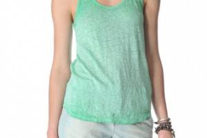 Brochu Walker Vintage Linen Slub Tank