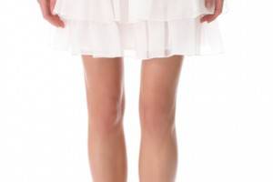 Cacharel Organza Ruffle Skirt