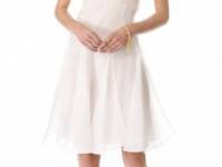 Cacharel Short Sleeve Organza Dress