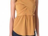 Carven Sleeveless Crossover Top