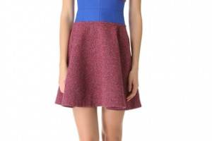 Carven Tweed Shaped Dress