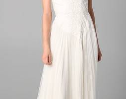 Catherine Deane Katy One Shoulder Dress with Embroidery