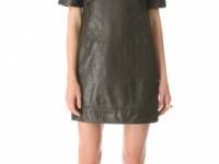 Catherine Deane Olina Leather Shift Dress