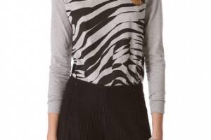 Cecile All Over Zebra Tee